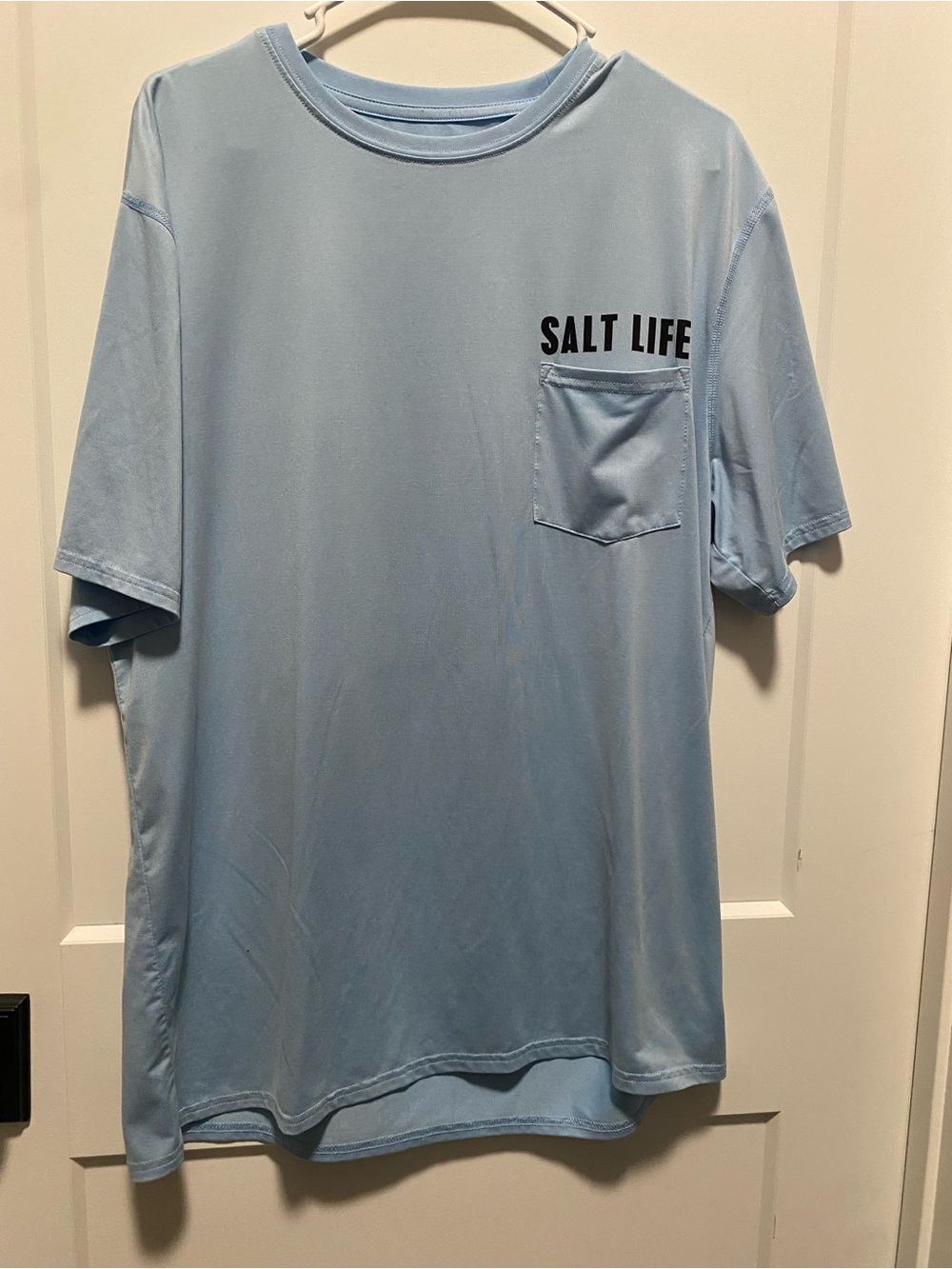 Salt Life Tees - Coral, Light Blue & Teal Fish Prints - Picture 2 of 11